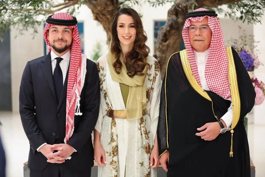 ordan announced the engagement of the country’s Crown Prince Hussein bin Abdullah to Saudi national Rajwa Khaled bin Musaed bin Saif bin Abdulaziz Al Saif on August 17, 2022\\nImage courtesy the official Twitter account of the Royal Hashemite Court of Jordan.