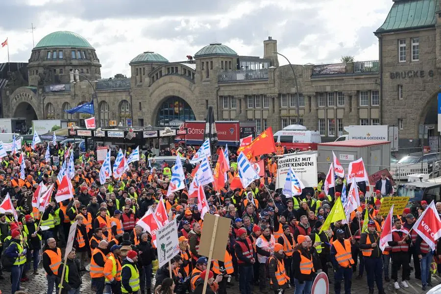 Germany's Largest Strike In Decades Brings Country To Standstill