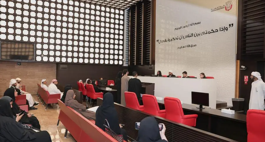 Abu Dhabi Judicial Department conducts mock trials for Faculty of Law students at Sorbonne University