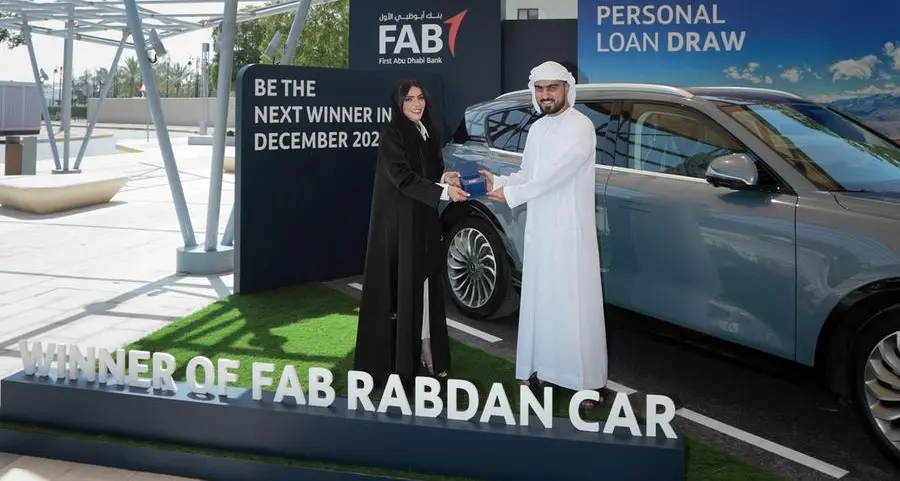 FAB hands Rabdan keys to a lucky winner of Personal Loan and Islamic Personal Finance Draw campaign