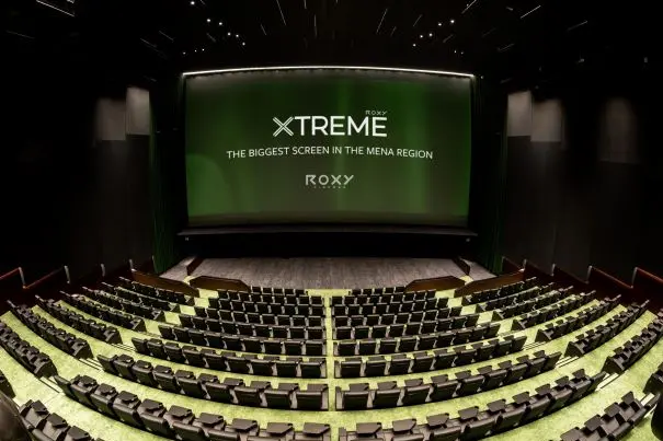 Roxy Cinemas welcomes a new era in cinema with the region\\u2019s biggest screen. Image Courtesy: Roxy Cinemas