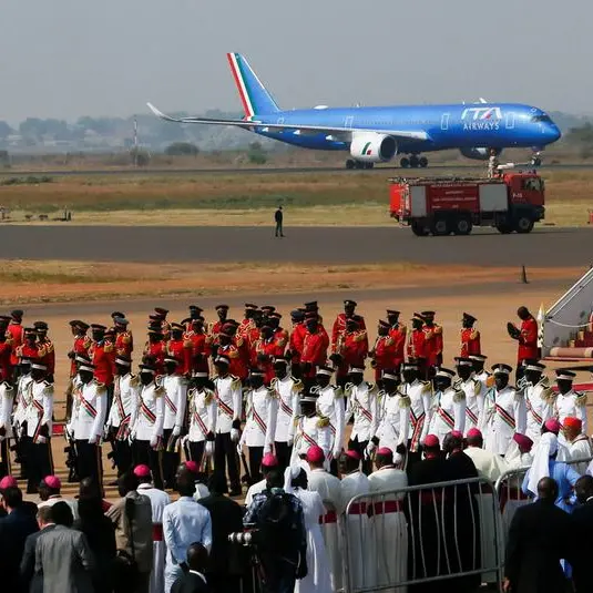 Pope arrives in volatile South Sudan for 'pilgrimage of peace'