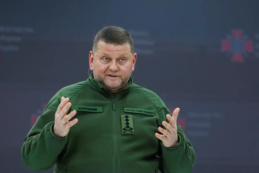 Commander in Chief of the Ukrainian Armed Forces Valerii Zaluzhnyi holds a press conference, amid Russia\\u2019s attack on Ukraine, in Kyiv, Ukraine December 26, 2023. REUTERS/Valentyn Ogirenko , Reuters