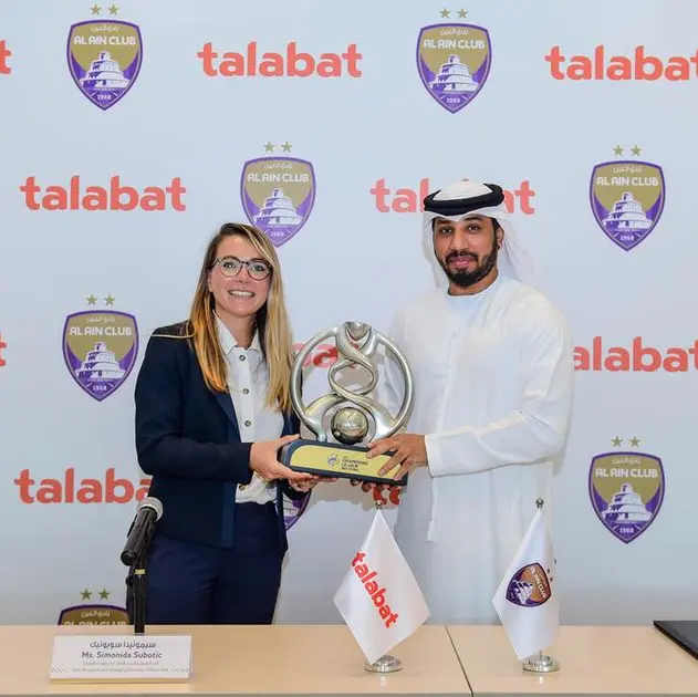 As the first-of-its-kind partnership in the region Al Ain FC announces a new partnership with talabat UAE