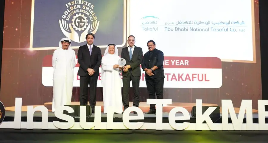 Abu Dhabi National Takaful Company wins the prestigious \"Takaful Company of the Year\" award