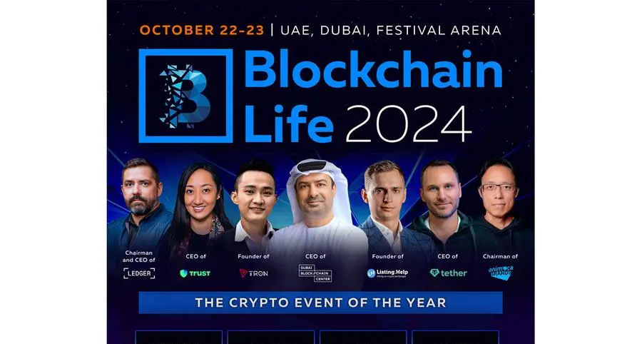 Resounding success is forecast for blockchain life Dubai this October