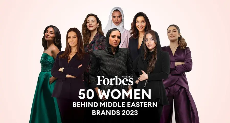 Forbes Middle East unveils the top 50 women behind Middle Eastern brands for 2023