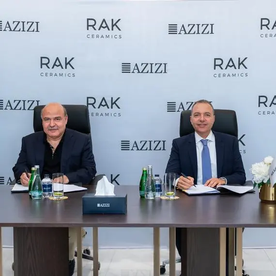 Azizi Developments, RAK Ceramics sign two-year MoU for the supply of tiles and sanitary ware