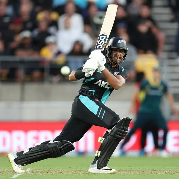 Ravindra punishes Australia as New Zealand post 215-3 in first T20