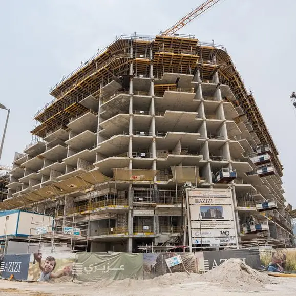 Azizi Developments’ Beach Oasis reaches 33% construction milestone