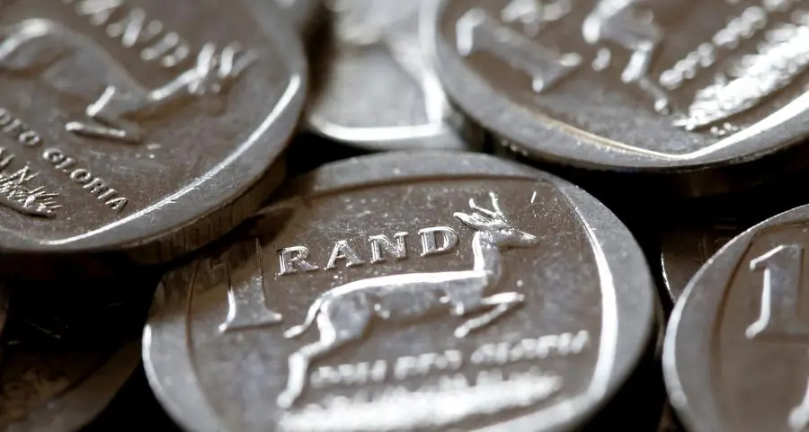 South African rand steady as dollar inches up