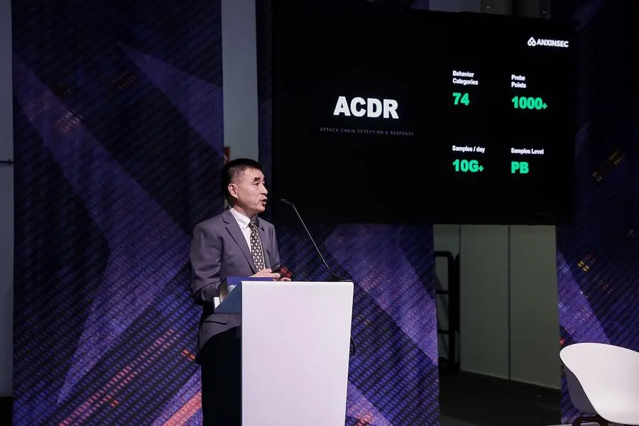 Roger Wang, the CSO of Anxinsec. Image Courtesy: Anxinsec