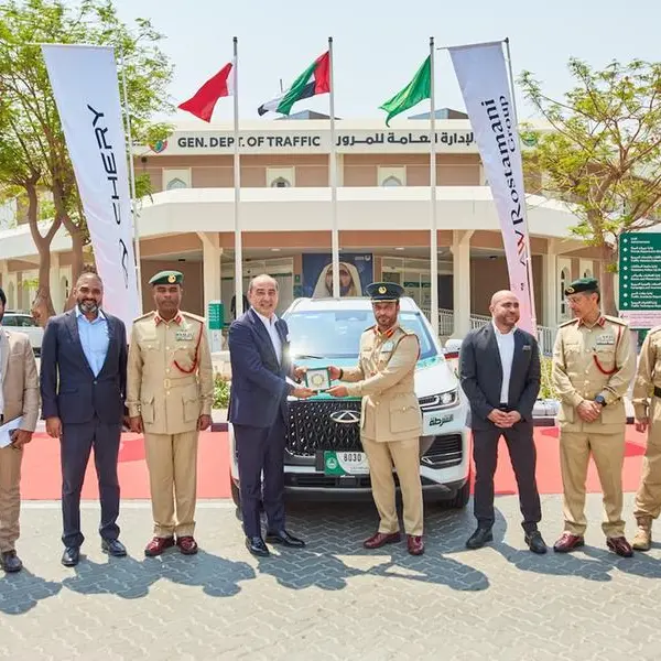 Dubai Police adds new Chery TIGGO 8 Plug-in Hybrid Electric Vehicle to its traffic patrol fleet