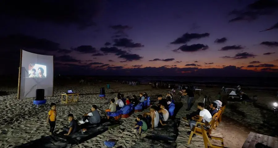 Seaside screen brings magic of movies to Gaza years after cinemas closed