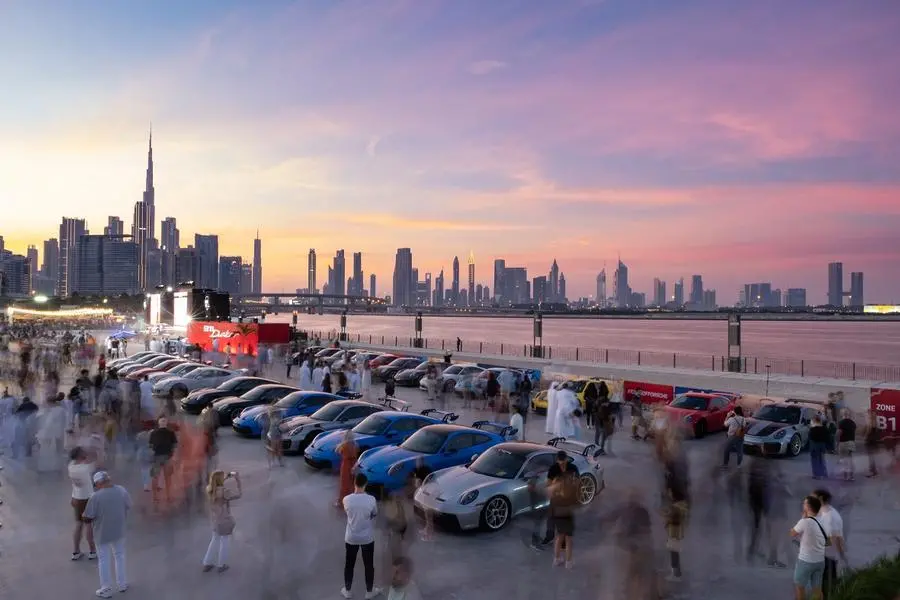Icons of Porsche festival. Image Courtesy: Dubai Design District (D3)