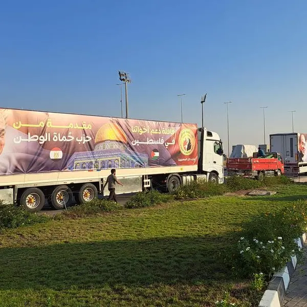 Relief convoys in Egypt head towards Gaza border crossing: aid groups