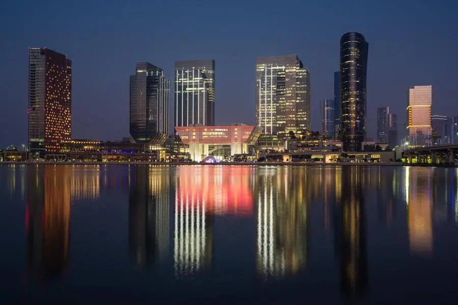 ADGM night view. Image courtesy: Abu Dhabi Global Market (ADGM)