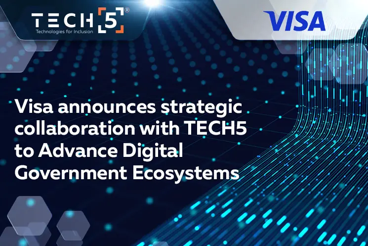 Visa announces strategic collaboration with TECH5 . Image Courtesy: Visa