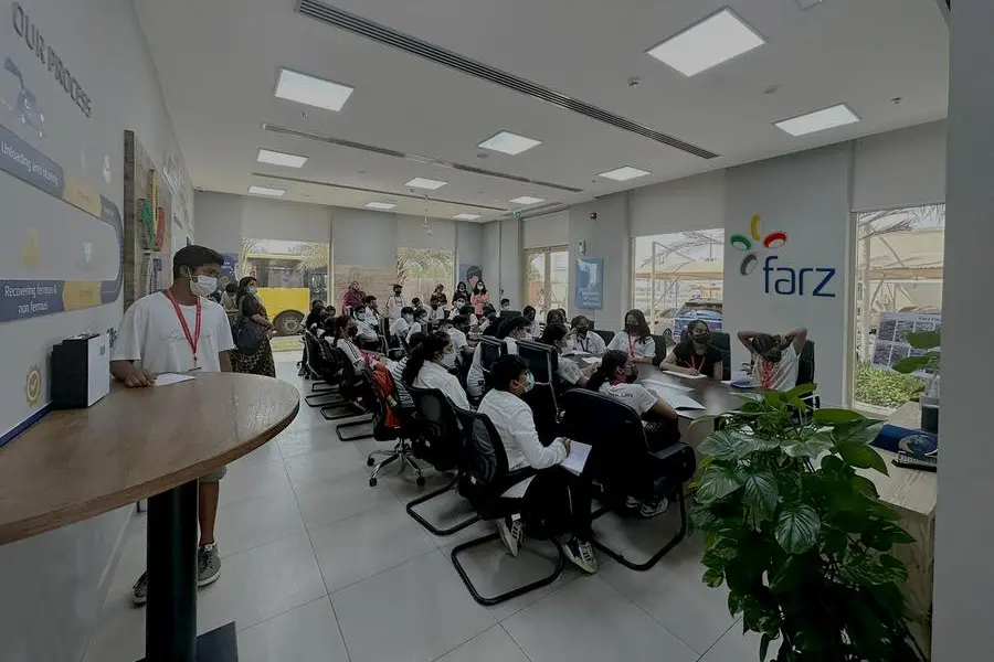 Imdaad hosts over 900 students from schools in Dubai over three days for an educational program. Image Courtesy: Imdaad