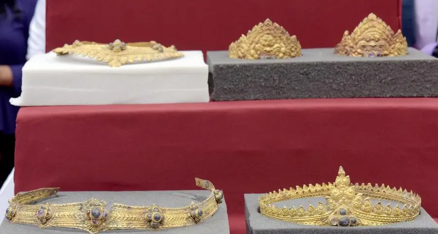 Britain returns trove of Angkor crown jewels to Cambodia