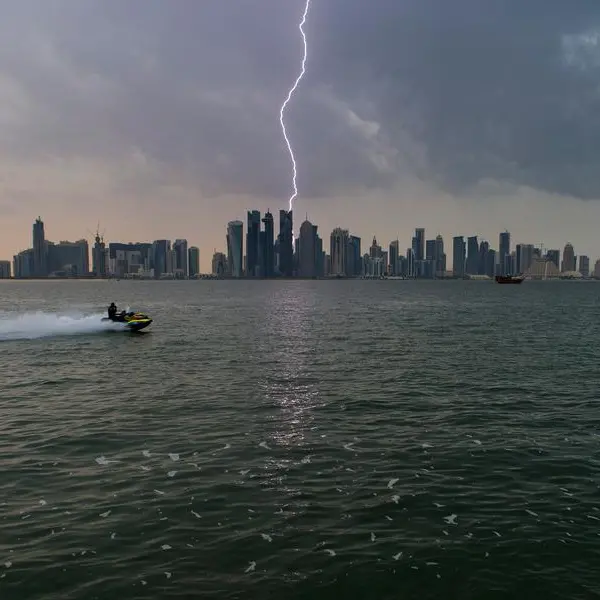 Qatar experiences moderate to heavy rains, strong winds