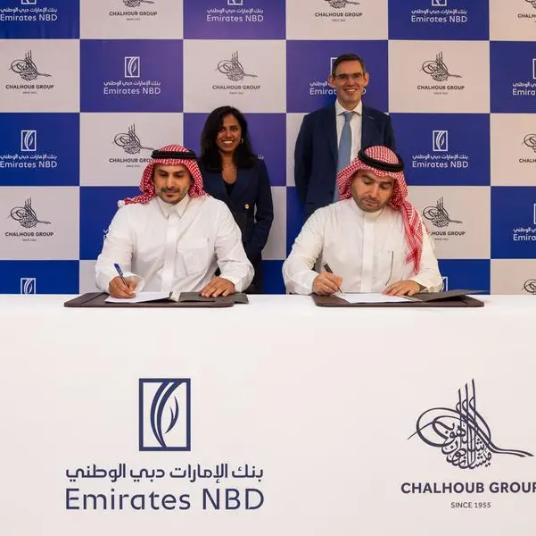 Emirates NBD announces SAR 100mln ESG-linked working capital facility with Chalhoub Group