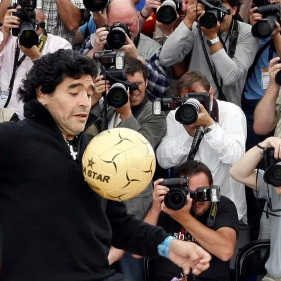 Maradona's Golden Ball trophy goes to auction