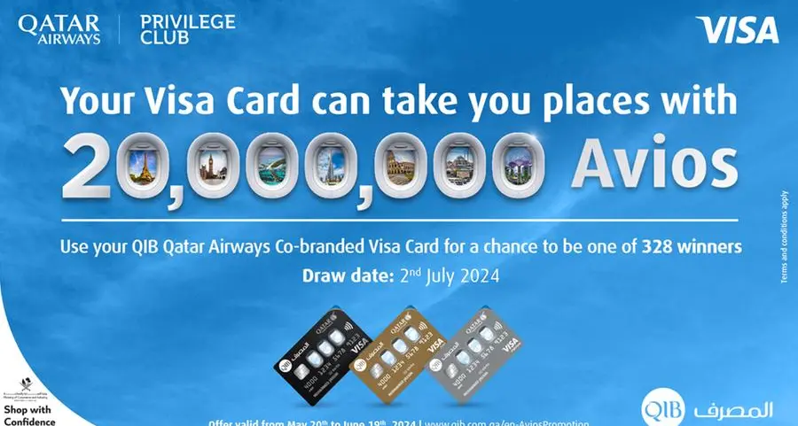QIB, Qatar Airways Privilege Club and Visa launch exclusive campaign with prizes worth 20mln Avios