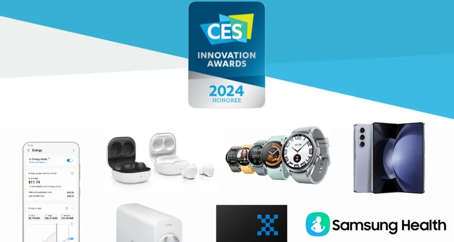 جمعية تكنولوجيا المستهلك تمنح سامسونج عددا من جوائز الابتكار ضمن معرض الإلكترونيات الاستهلاكية CES® 2024
