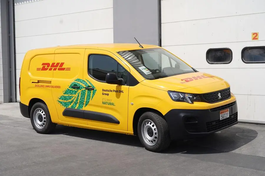 DHL Express Middle East fully rlectric LCV Fleet. Image Courtesy: Peugeot