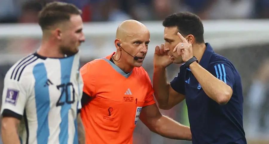 'French didn't mention this' - referee hits back in criticism over Argentina goal