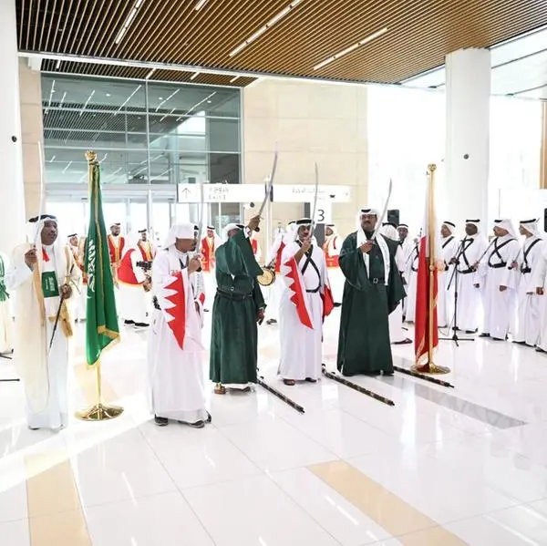 Bahrain International Airport welcomes KSA passengers with a grand welcome to mark National Day festivities