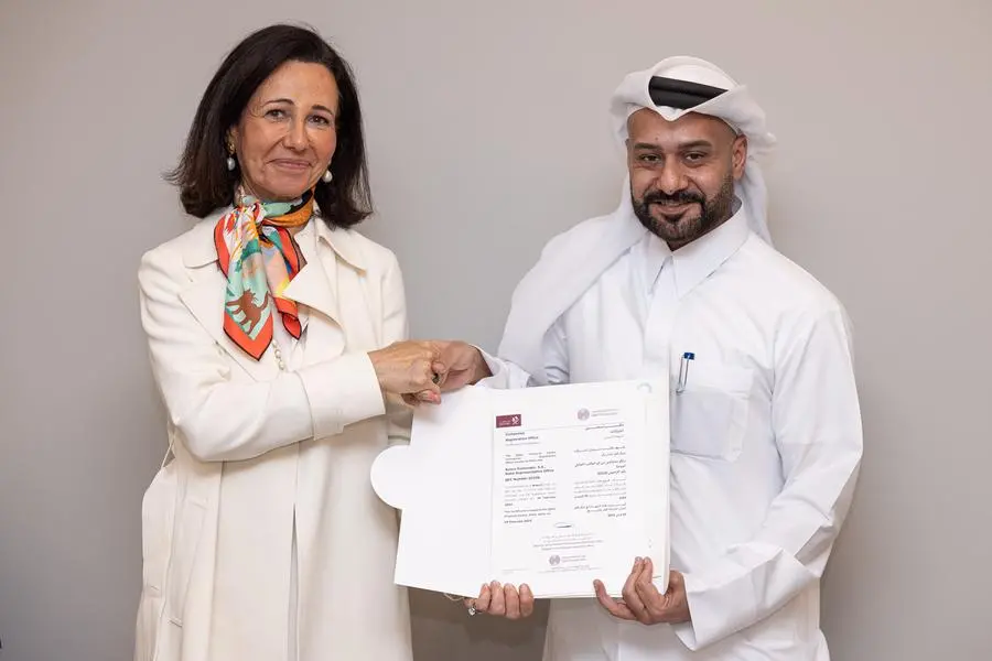 <p>Santander opens representative office in Doha</p>\\n