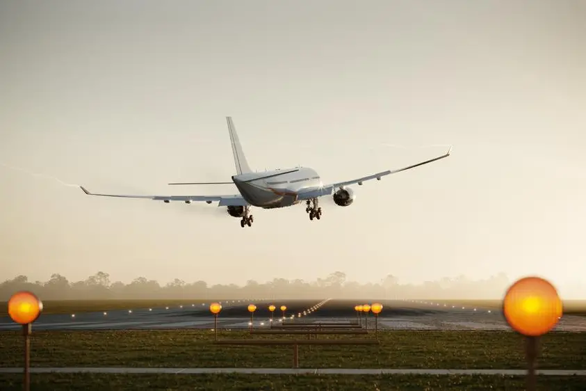 A passenger airplane landing. Getty Images Image used for illustrative purpose. , Getty Images