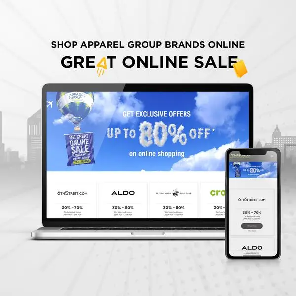 The highly anticipated great online sale by Apparel Group returns