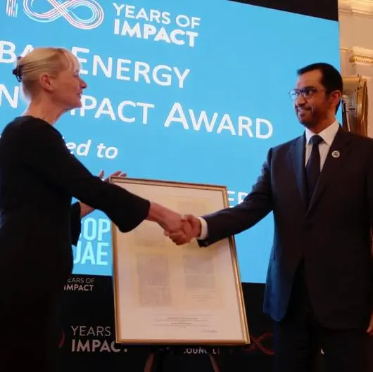 COP28 President receives inaugural ‘Global Energy Transition Impact Award’ from World Energy Council