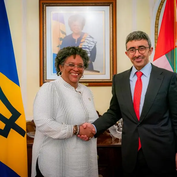 Abdullah bin Zayed, Barbados PM discuss joint cooperation, climate action