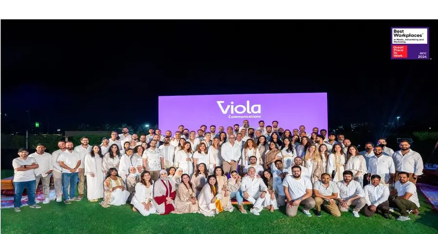 Viola Communications ranked 4th in GCC’s ‘Best Workplaces’ for media, advertising, and marketing