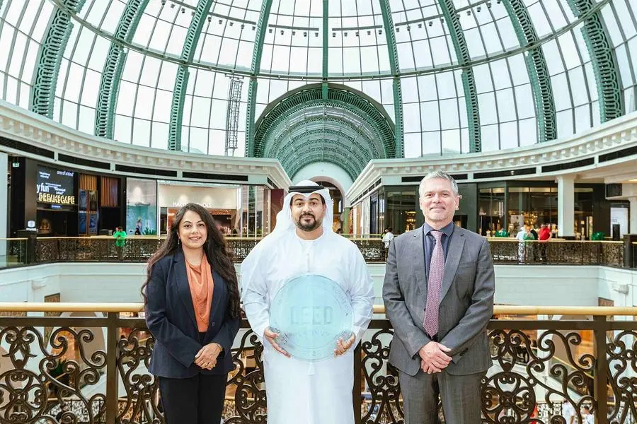 Deepthy K B, GBCI MENA, Khalid bin Braik, CEO, MAF Asset Management, Renaud Capris, CEO, Enova