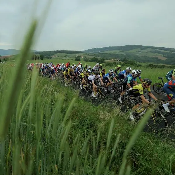 Giant crash at cycling's Criterium du Dauphine race