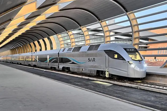 High-speed train of Saudi Rail Network. Source: Saudi Rail