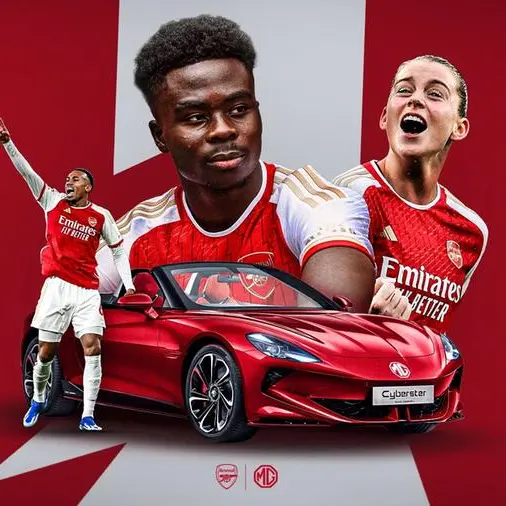 MG Motor announces strategic partnership with Arsenal Football Club