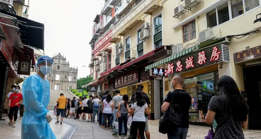 Macau begins 11th round of mass testing in worst COVID outbreak