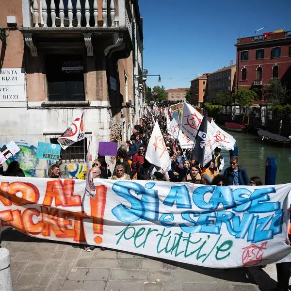 Residents protest as Venice launches $5 entry fee