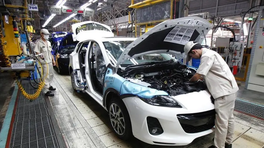 Thai factory output unexpectedly falls in May as car output down