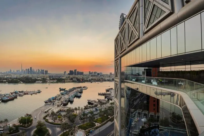 Exterior view of Al Bandar Rotana. Image courtesy: Al Bandar Rotana