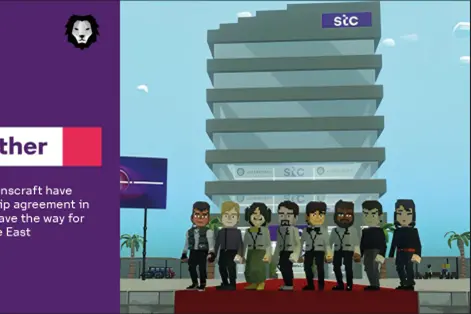 Stc Bahrain and Lionscraft have signed a partnership agreement in the metaverse