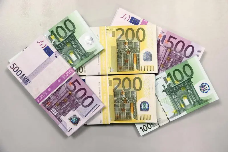 Euro currency bills are pictured at the Croatian National Bank in Zagreb, Croatia, May 21, 2019. Picture taken May 21, 2019. , Reuters Images/Antonio Bronic 