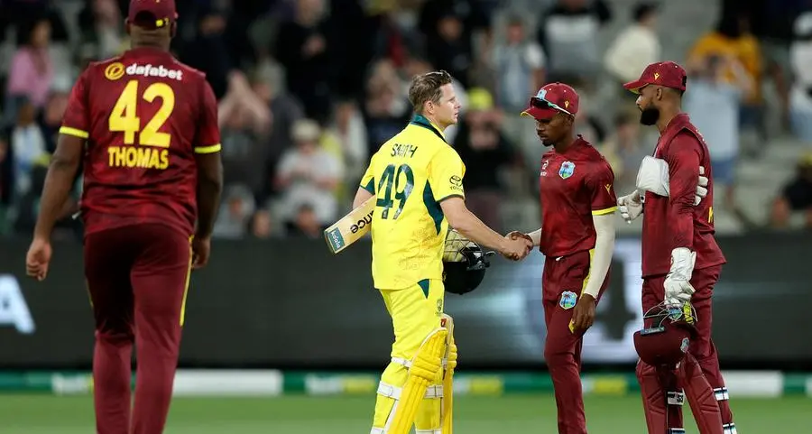 Australia beat the West Indies by 8 wickets in 1st ODI
