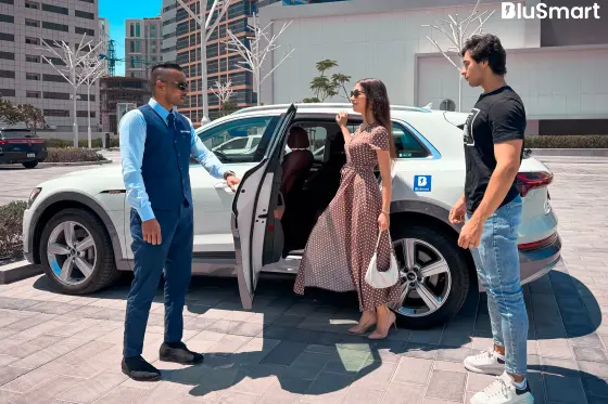 BluSmart launch in the UAE. Image Courtesy: BluSmart